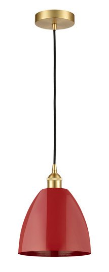 Edison One Light Mini Pendant in Satin Gold (405|616-1P-SG-MBD-9-RD)