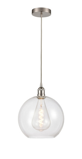 Edison LED Mini Pendant in Brushed Satin Nickel (405|616-1P-SN-G122-12-LED)