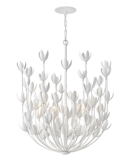 Flora LED Chandelier in Textured Plaster (13|30016TXP)