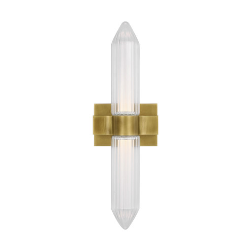 Langston LED Bath Sconce in Plated Brass (182|700BCLGSN23BR-LED927)