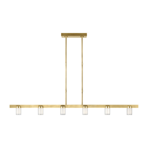 Esfera LED Linear Suspension in Natural Brass (182|700LSESF60NB-LED927)