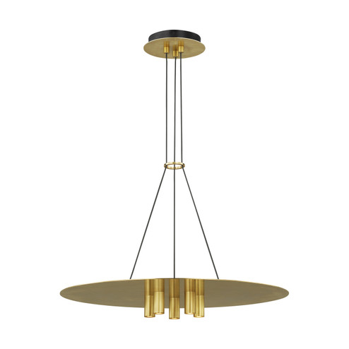 Ponte LED Pendant in Natural Brass (182|700TDPNT22NB-LED930-277)