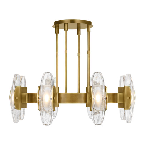 Wythe LED Chandelier in Plated Brass (182|700WYT8BR-LED927)