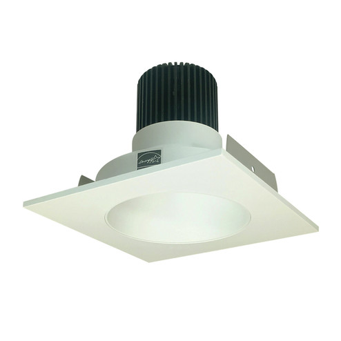 Rec Iolite LED Reflector in Specular Clear Reflector / Matte Powder White Flange (167|NIO-4SNDC30XCMPW/HL)