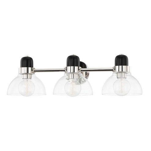 Camile Three Light Bath and Vanity in Polished Nickel (428|H482303-PN)