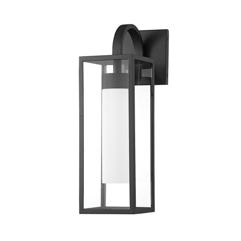 Pax One Light Outdoor Wall Sconce in Textured Black (67|B6912-TBK)