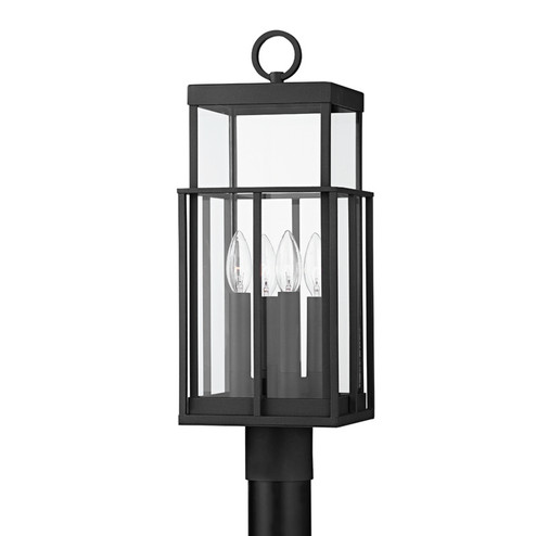 Longport Four Light Outdoor Post Mount in Textured Black (67|P6484-TBK)