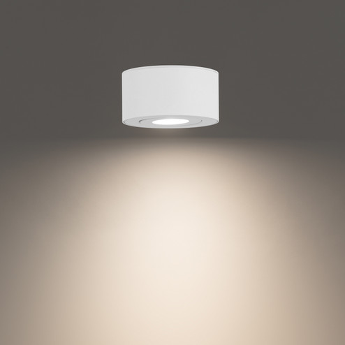 Peek LED Outdoor Flush Mount in White (34|FM-W45205-35-WT)