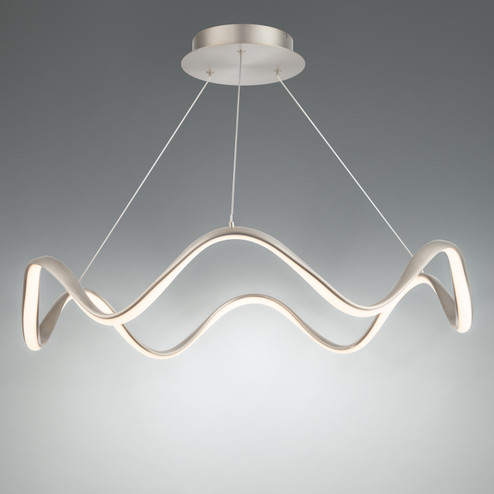 Morae LED Pendant in Brushed Nickel (34|PD-33230-BN)