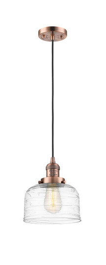 Franklin Restoration LED Mini Pendant in Antique Copper (405|201C-AC-G713-LED)