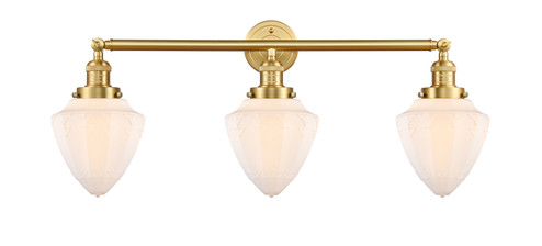 Franklin Restoration LED Bath Vanity in Satin Gold (405|205-SG-G661-7-LED)
