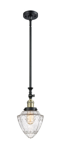 Franklin Restoration One Light Mini Pendant in Black Antique Brass (405|206-BAB-G664-7)