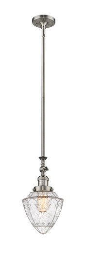 Franklin Restoration LED Mini Pendant in Brushed Satin Nickel (405|206-SN-G664-7-LED)