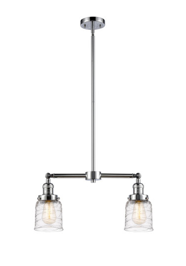 Franklin Restoration Two Light Island Pendant in Polished Chrome (405|209-PC-G513)