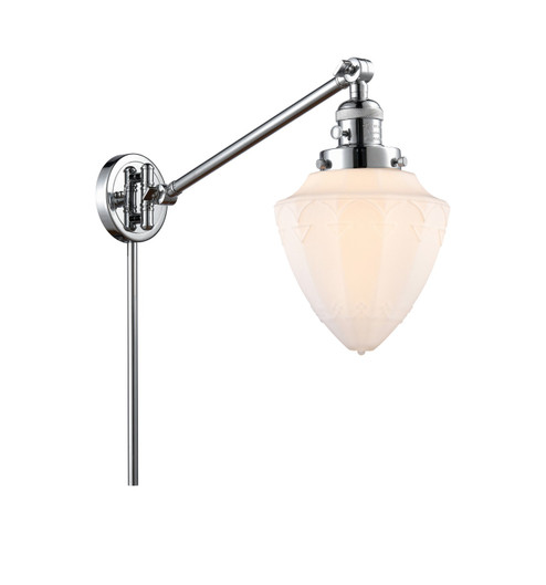 Franklin Restoration One Light Swing Arm Lamp in Polished Chrome (405|237-PC-G661-7)