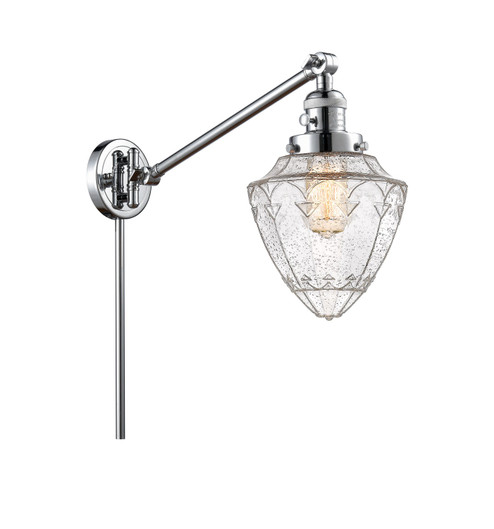 Franklin Restoration One Light Swing Arm Lamp in Polished Chrome (405|237-PC-G664-7)