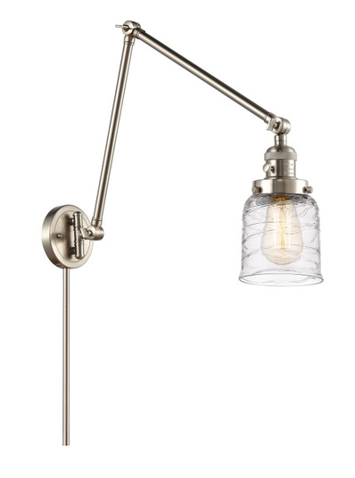 Franklin Restoration One Light Swing Arm Lamp in Brushed Satin Nickel (405|238-SN-G513)