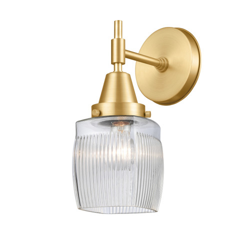 Caden One Light Wall Sconce in Satin Gold (405|447-1W-SG-G302)