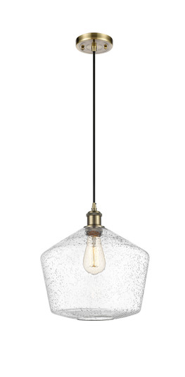 Ballston LED Mini Pendant in Antique Brass (405|516-1P-AB-G654-12-LED)