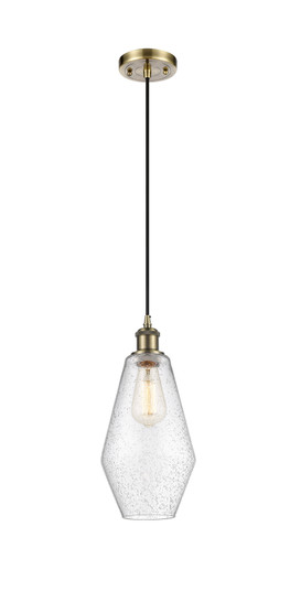 Ballston LED Mini Pendant in Antique Brass (405|516-1P-AB-G654-7-LED)