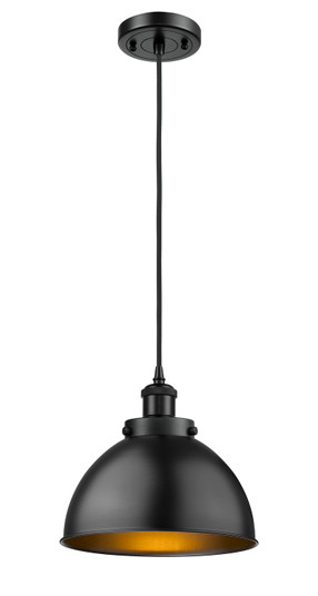 Ballston Urban LED Mini Pendant in Matte Black (405|916-1P-BK-MFD-10-BK-LED)