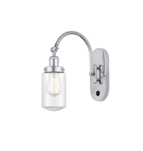 Franklin Restoration One Light Wall Sconce in Polished Chrome (405|918-1W-PC-G312)