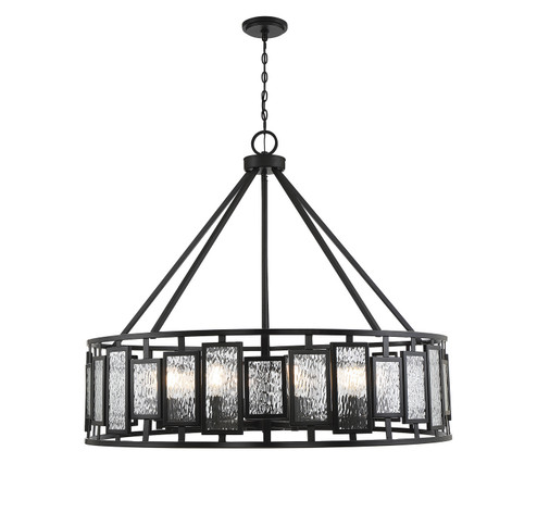 Deandre Ten Light Chandelier in Matte Black (51|1-1943-10-89)