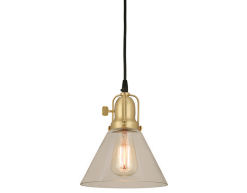 Addison One Light Pendant in Natural Brass (381|H-99518-C-26-CLR)