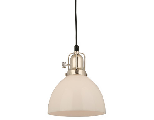 Jasper One Light Pendant in Polished Nickel (381|H-99618-C-160-OP)