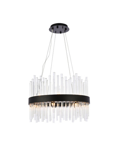 Dallas 14 Light Pendant in Black (173|3000D20BK)