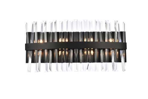 Serephina Eight Light Bath Sconce in Black (173|6200W24BK)