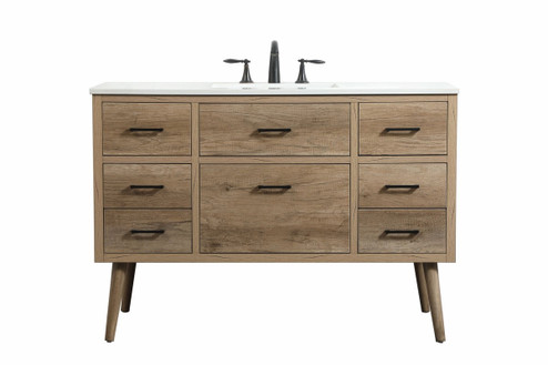 Boise Single Bathroom Vanity in Natural Oak (173|VF41048NT)