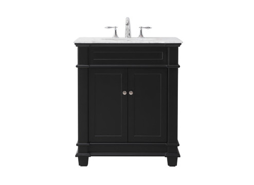 Wesley Bathroom Vanity Set in Black (173|VF50030BK)
