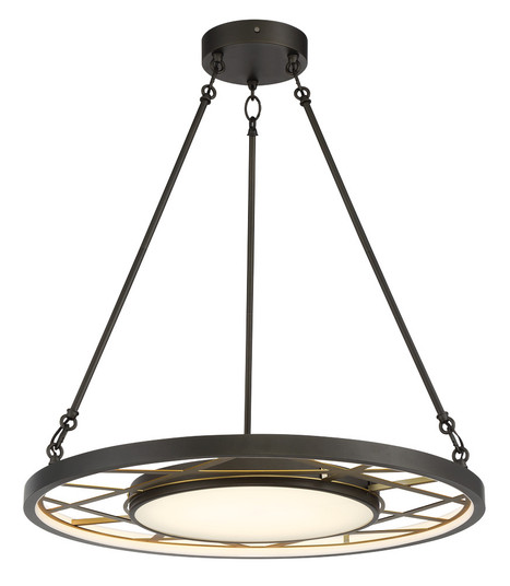 Tribeca LED Pendant in Smoked Iron And Soft Brass (29|N7527-716-L)