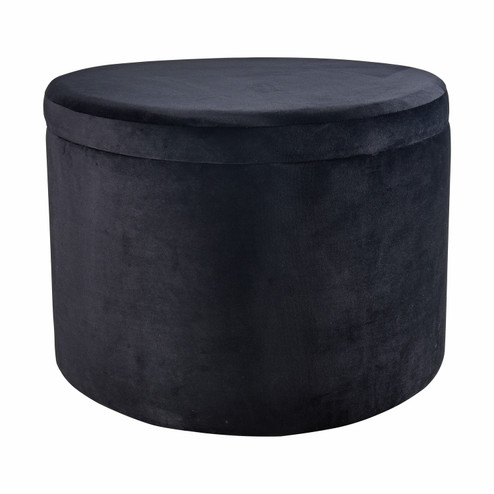 Linder Ottoman in Black (45|S0035-9184)