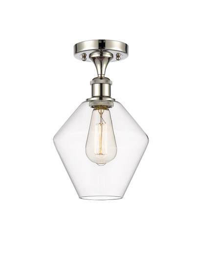 Ballston One Light Semi-Flush Mount in Polished Nickel (405|516-1C-PN-G652-8)