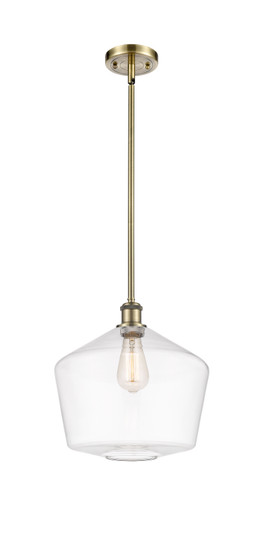 Ballston LED Mini Pendant in Antique Brass (405|516-1S-AB-G652-12-LED)