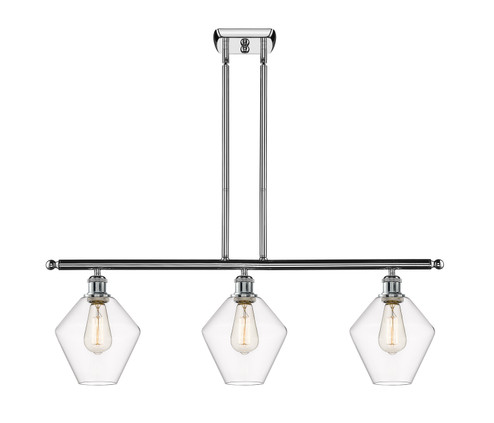 Ballston Three Light Island Pendant in Polished Chrome (405|516-3I-PC-G652-8)