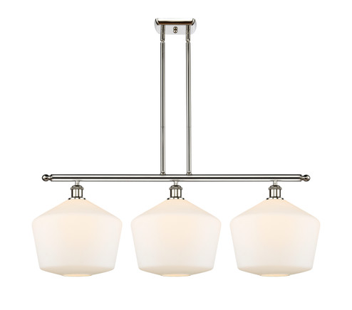 Ballston Three Light Island Pendant in Polished Nickel (405|516-3I-PN-G651-12)