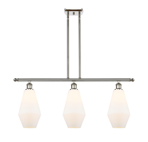 Ballston Three Light Island Pendant in Polished Nickel (405|516-3I-PN-G651-7)