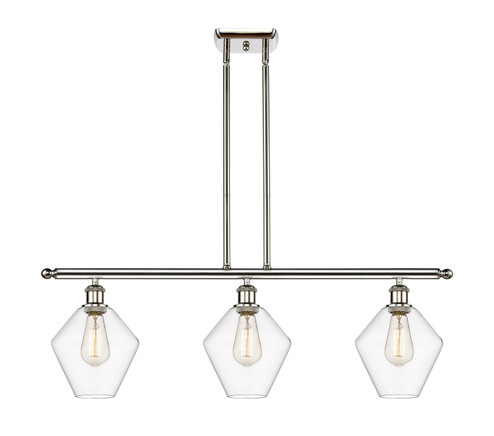 Ballston Three Light Island Pendant in Polished Nickel (405|516-3I-PN-G652-8)