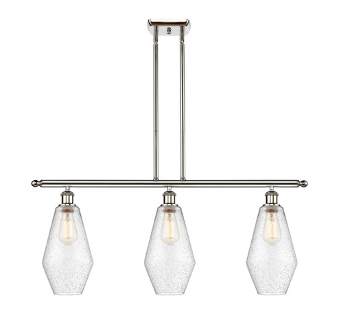 Ballston Three Light Island Pendant in Polished Nickel (405|516-3I-PN-G654-7)