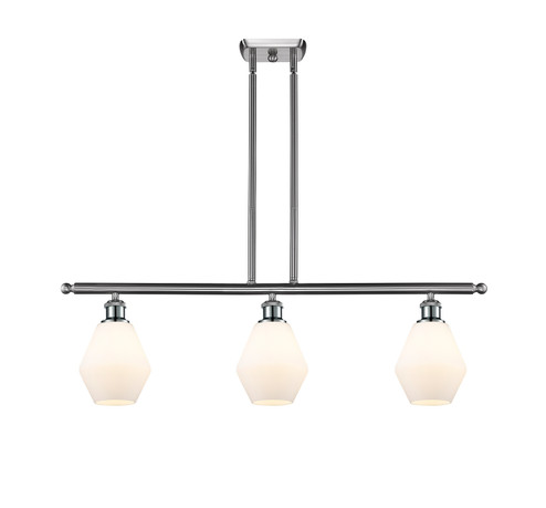 Ballston Three Light Island Pendant in Brushed Satin Nickel (405|516-3I-SN-G651-6)