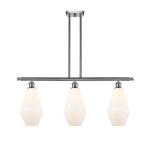 Ballston Three Light Island Pendant in Brushed Satin Nickel (405|516-3I-SN-G651-7)