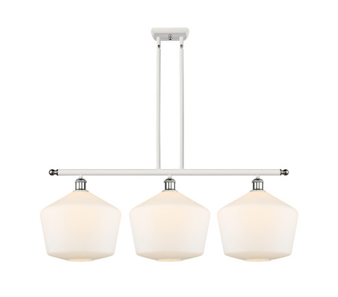 Ballston LED Island Pendant in White Polished Chrome (405|516-3I-WPC-G651-12-LED)