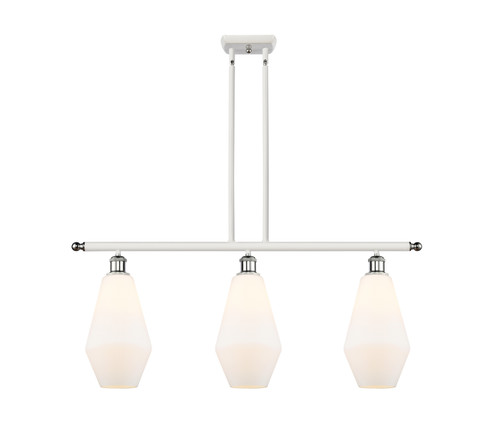 Ballston Three Light Island Pendant in White Polished Chrome (405|516-3I-WPC-G651-7)