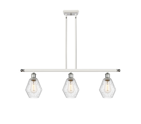 Ballston Three Light Island Pendant in White Polished Chrome (405|516-3I-WPC-G654-6)