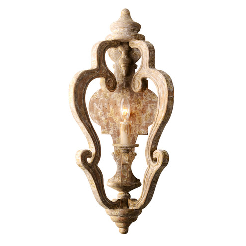 Oriana One Light Wall Sconce in Washed White (374|W5110-1)