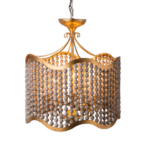 Luigia Five Light Chandelier in Gold (374|H6107-5)