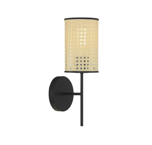 One Light Wall Sconce in Matte Black (446|M90080MBK)